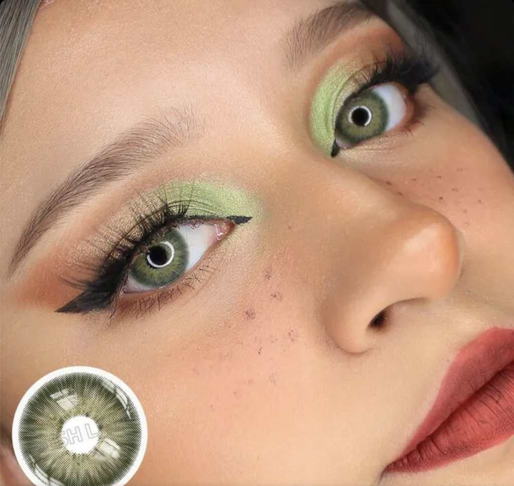 AMAZONIA GREEN - 14.2 DIA COLORED LENSES