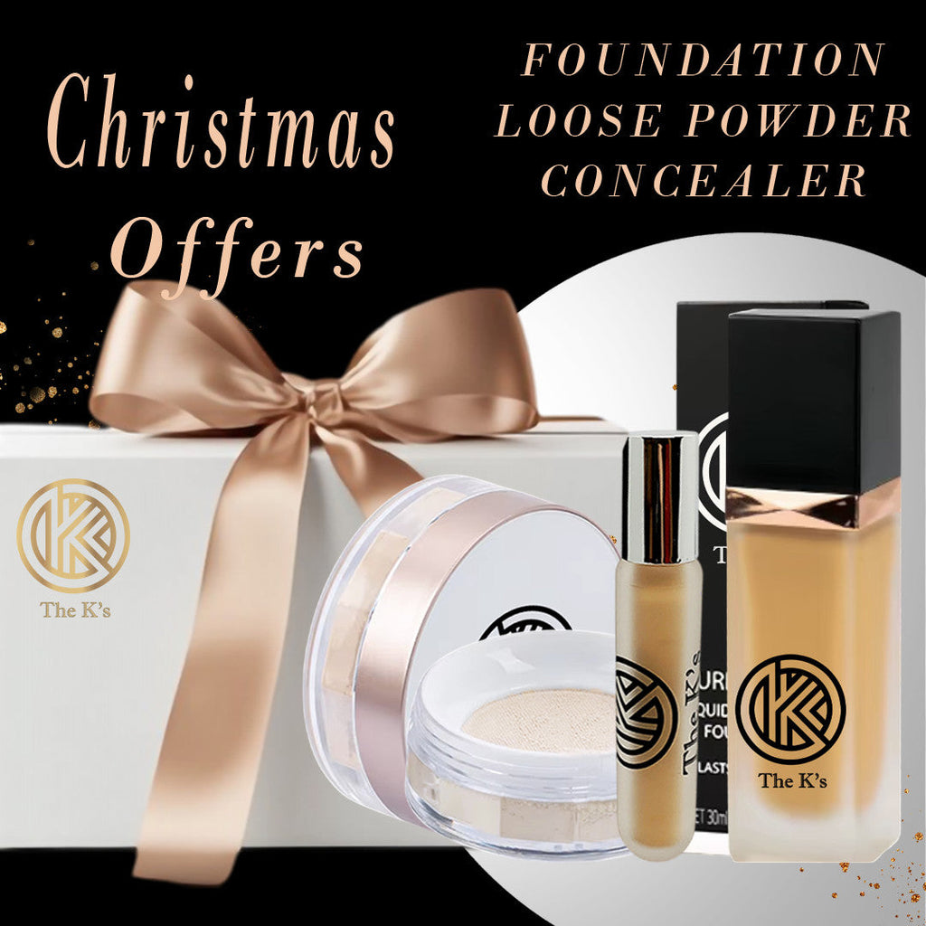 FOUNDATION + CONCEALER + LOOSE POWDER