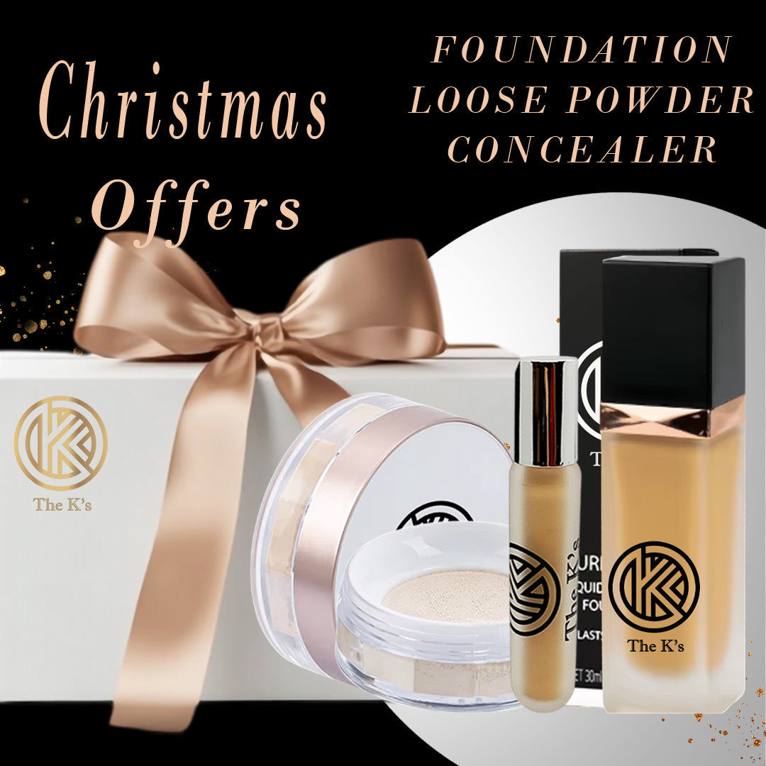 FOUNDATION + CONCEALER + LOOSE POWDER